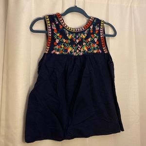 J. Crew embroidered top